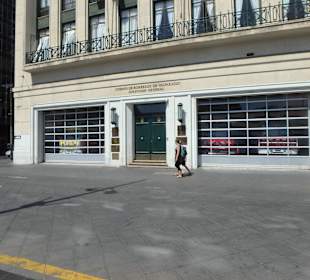 Ein Feuerwehrhaus von Valparaiso