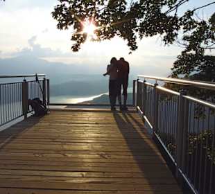 Sonnenuntergang am Sternenbalkon