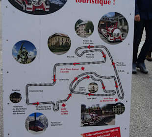 Mit der Mini Train durch Chamonix