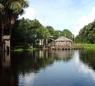 Ausblick auf das Camp bei Ankunft.