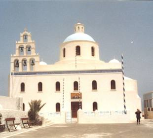 Kirche auf Santorin!