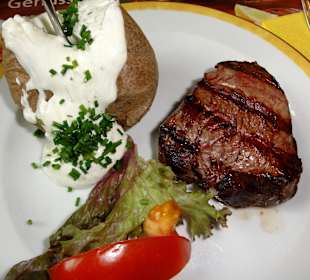 Mein Steak mit Folienkartoffel
