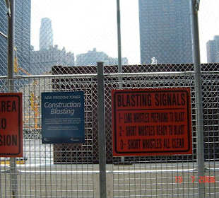 Blick auf Ground Zero