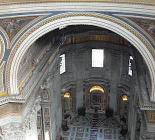 Peterskirche Blick von der Kuppel