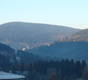 Výhled na Krkonoše