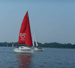 Żeglowanie po jeziorze Niegocin