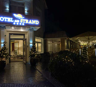 Außenansicht Hotel Am Strand