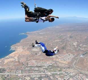 SkyDive Tandem Jump over Maspalomas