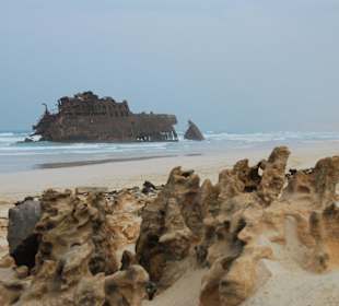 Schiffswrack im Norden