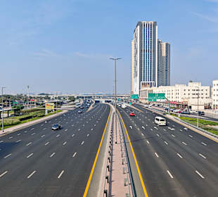 Straße in Dubai