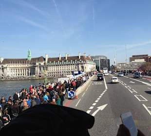 Riesiger Touristischer Andrang jöhe Westminster