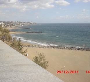 Andere Richtung des Strandes