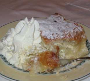 Quarkstrudel auf der Kreuzingalm