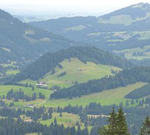 Blick vom Iseler aus