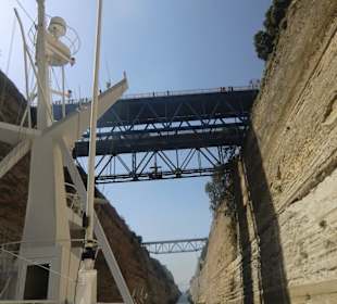 Durchfahrt  Kanal von Korinth  mit der MS Coral