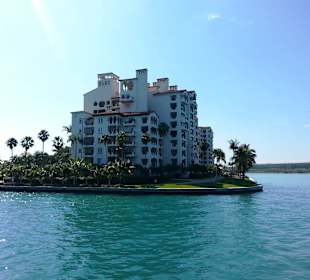 Blick auf Fisher Island