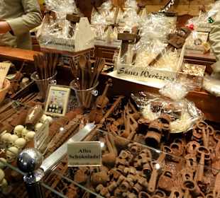 Alle Werkzeuge sind aus Schokolade