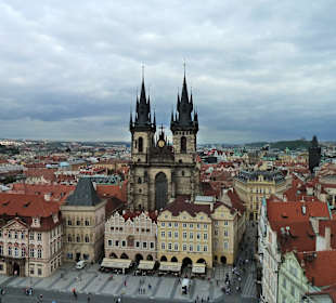 Ausblick vom Turm am Hauptplatz