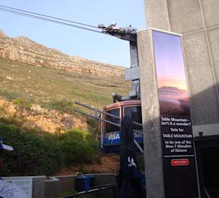 Abfahrt mit der Gondel