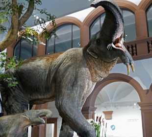 Schreckenstier mit dem Jungen Kalb