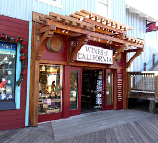 Weinshop am Fishermen`s Wharf