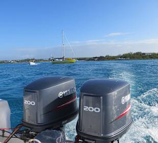 Abfahrt im Hafen von Bayahibe