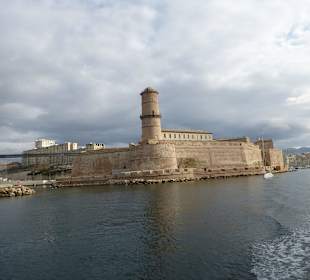 Blick zurück in den Hafen