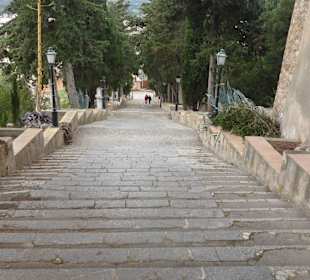 Einige der 320 Stufen