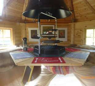 Grillhäuschen von innen