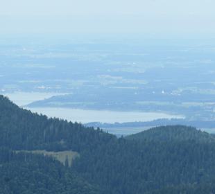 Blick vom Unternberg zum Chiemsee