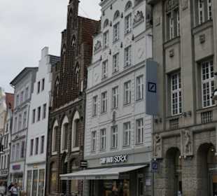 Viele alte Häusergibel