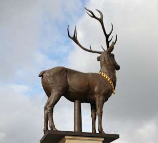 Skulptur Hirchsäule