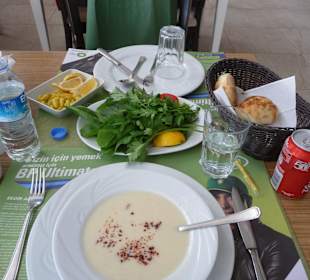 Suppe mit Eindeckung...