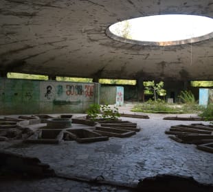 Ruine Badhaus des Sanatoriums