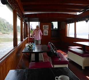 Mekong Boot von innen
