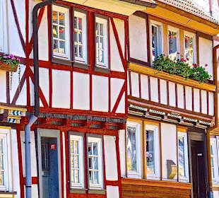 Buntes Fachwerk