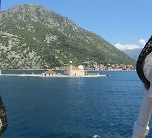 Sea Cloud II verlässt den Golf von Kotor