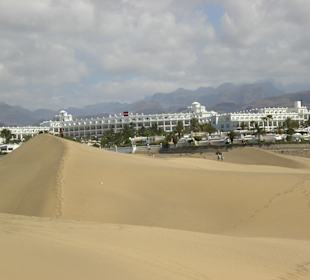 Blick durch die Dünen