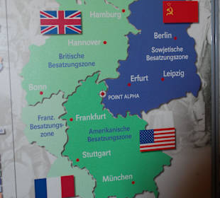 Karte Besatzungszonen 