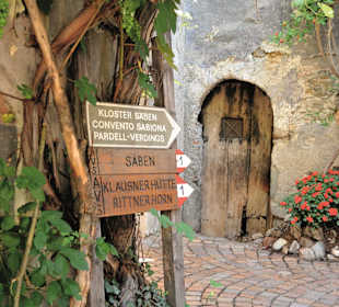 Aufstieg Kloster Säben