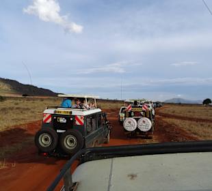 Im Tsavo Ost unterwegs