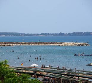 Aussicht auf den Hafen in Colakli