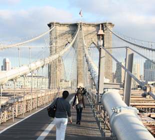 Auf der Brookly Bridge