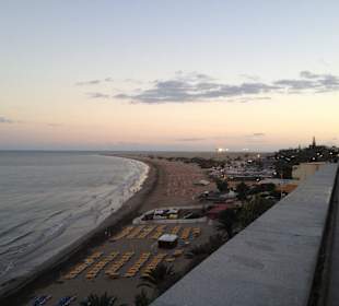 Strand Abends Playa Del Ingles