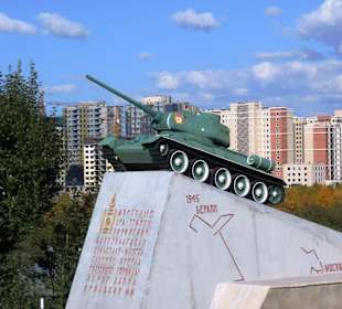 Russischer Panzer aus dem 2. Weltkrieg