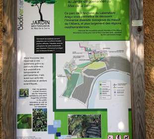 Übersichtsplan des Jardin Méditerranéen