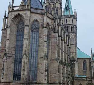 Außenansicht des Erfurter Domes