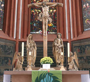 In der Deutschhauskirche in Würzburg-Zellerau