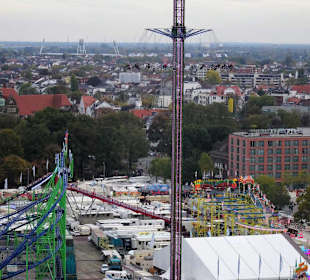 Der Freimarkt 2018 aus Vogelperspektive