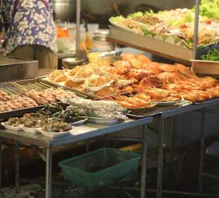 Seafood auf dem Nachtmarkt